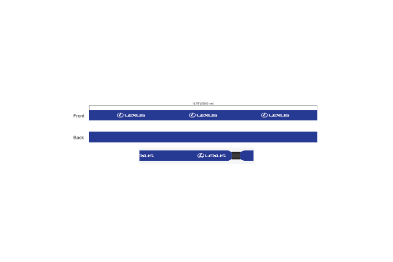Lexus    LEXUS WRISTBANDS 1.5 CM - 25 PCS